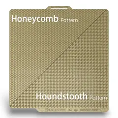 Biqu Flexplate for Bambu Lab Honeycomb + Houndstooth pattern