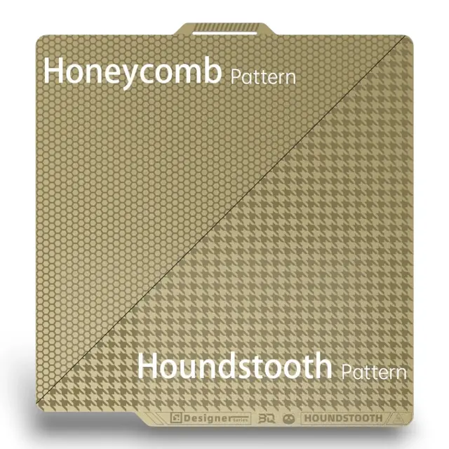 Biqu Flexplate for Bambu Lab Honeycomb + Houndstooth pattern 