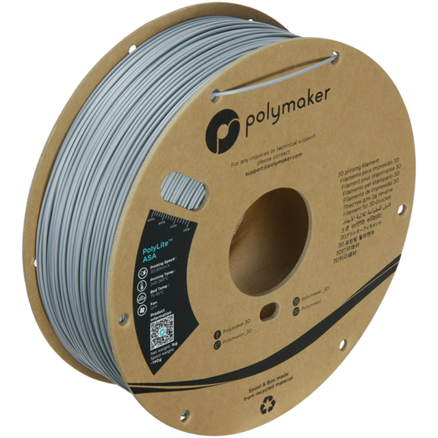 Polymaker PolyLite ASA Grey (1000g) 