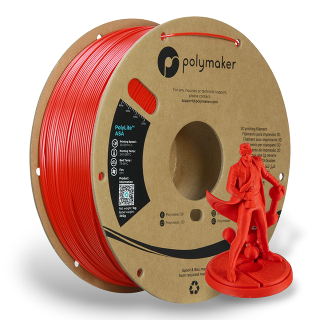 Polymaker PolyLite ASA Red (1000g) 