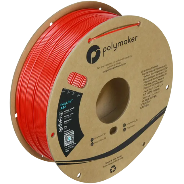 Polymaker PolyLite ASA Red (1000g) 