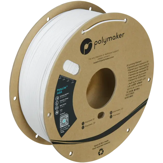Polymaker PolyLite ASA White (1000g) 