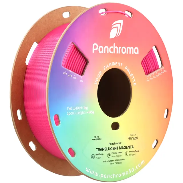 Polymaker Panchroma Translucent PLA Translucent Magenta 