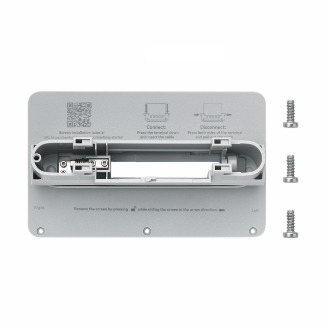 Bambu Lab Display Rear Housing w/hinge X1-serie 
