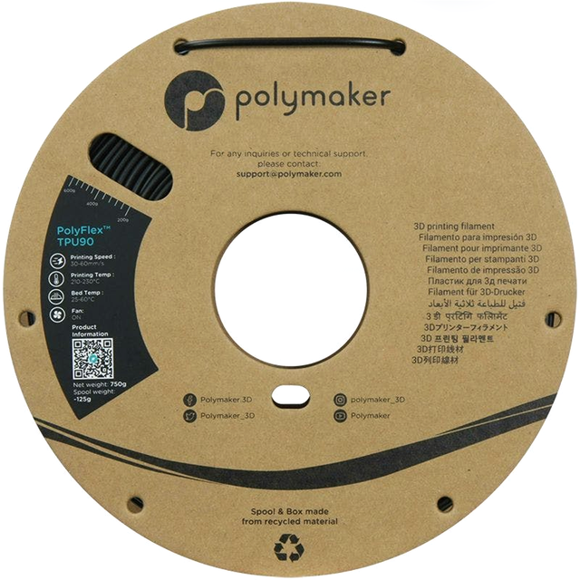 Polymaker PolyFlex TPU90 Black 