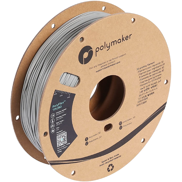 Polymaker PolyFlex TPU90 Grey 