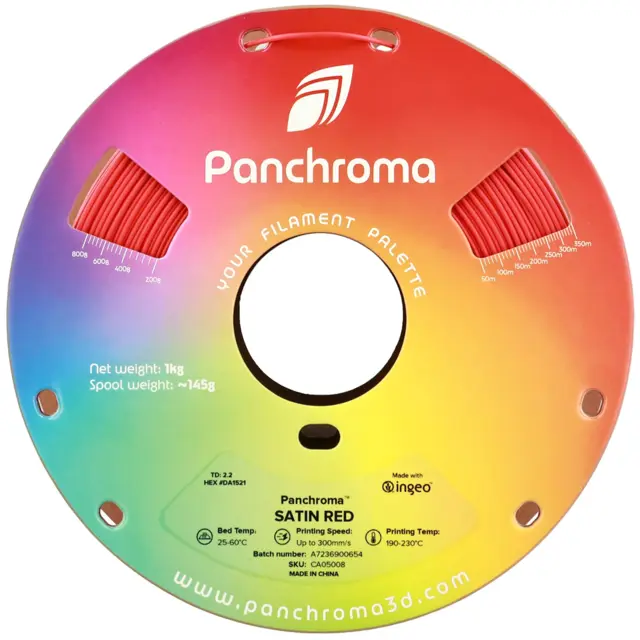 Polymaker Panchroma Satin PLA Red 
