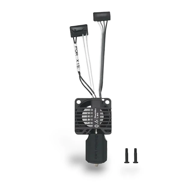 Bambu Lab Complete Hotend Assembly - X1E Hardened Steel 0.6mm 