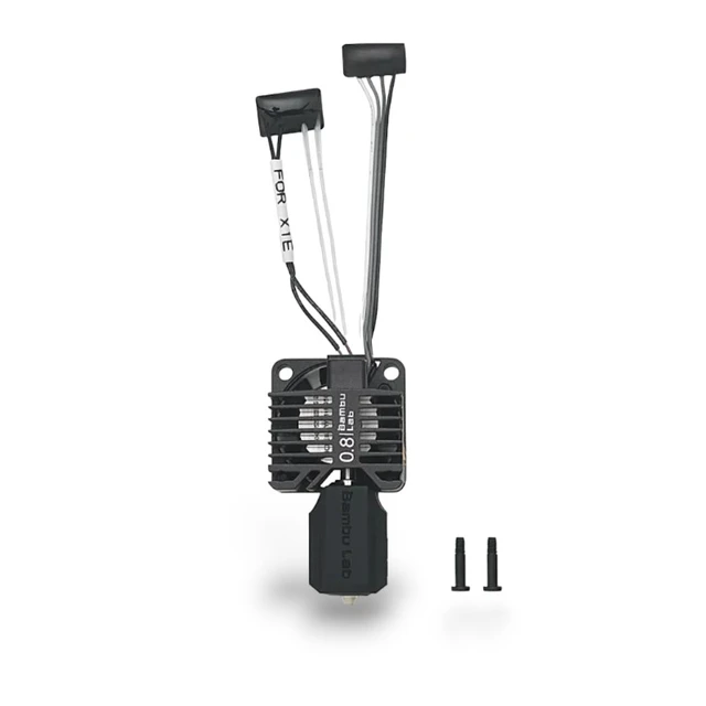Bambu Lab Complete Hotend Assembly - X1E Hardened Steel 0.8mm 