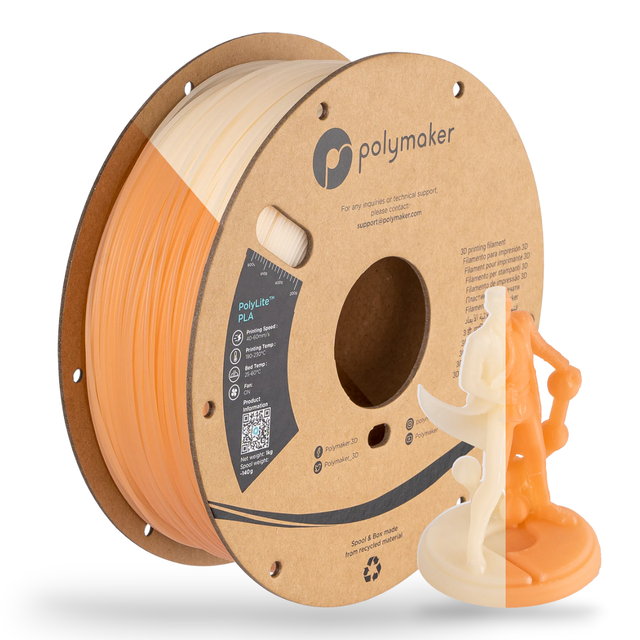Polymaker PolyLite UV Shift PLA Green/Lime (1000g) 
