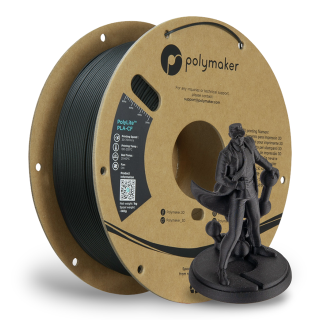 Polymaker PolyLite PLA-CF Black (1000g) 