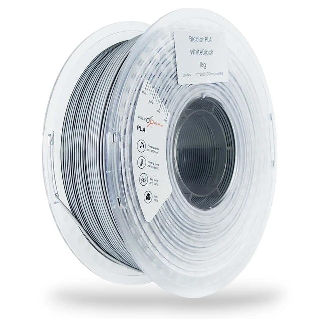 Polyalkemi PLA Bicolor White Black 