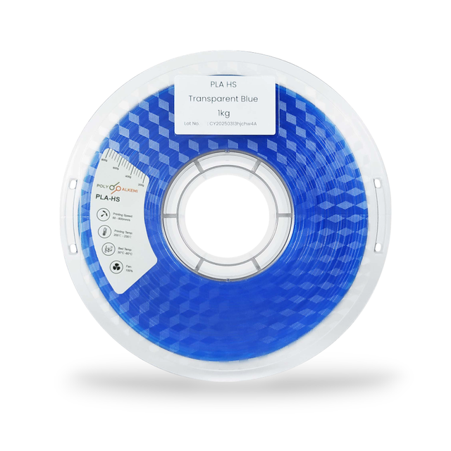Polyalkemi PLA-HS Transparent Transparent Blue 