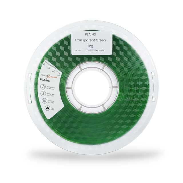 Polyalkemi PLA-HS Transparent Transparent Green 