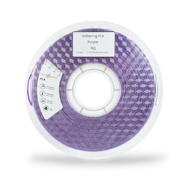 Polyalkemi PLA Glittering Glittering Purple 