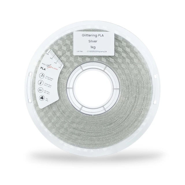 Polyalkemi PLA Glittering Glittering Silver 