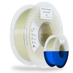 Polyalkemi PLA Glow in the Dark Glow Blue
