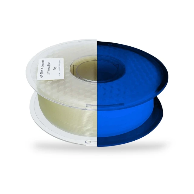 Polyalkemi PLA Glow in the Dark Glow Blue 