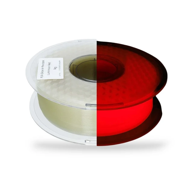 Polyalkemi PLA Glow in the Dark Glow Red 