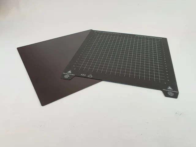 Polyalkemi Flexplate Black PC 235x235 Dobbelsidig Brushed+Frosted 