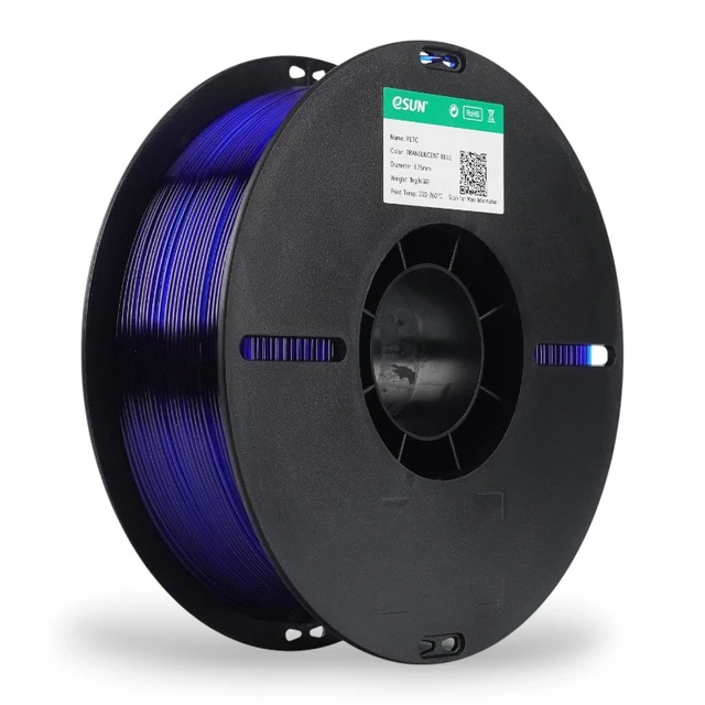 eSun PETG Translucent Translucent Blue 