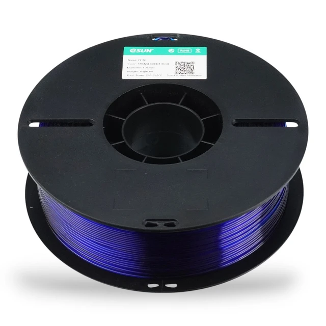eSun PETG Translucent Translucent Blue 