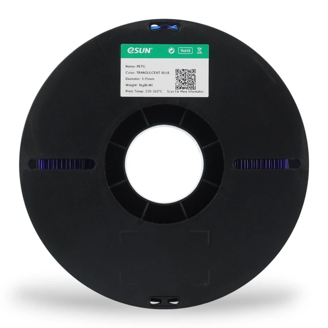 eSun PETG Translucent Translucent Blue 