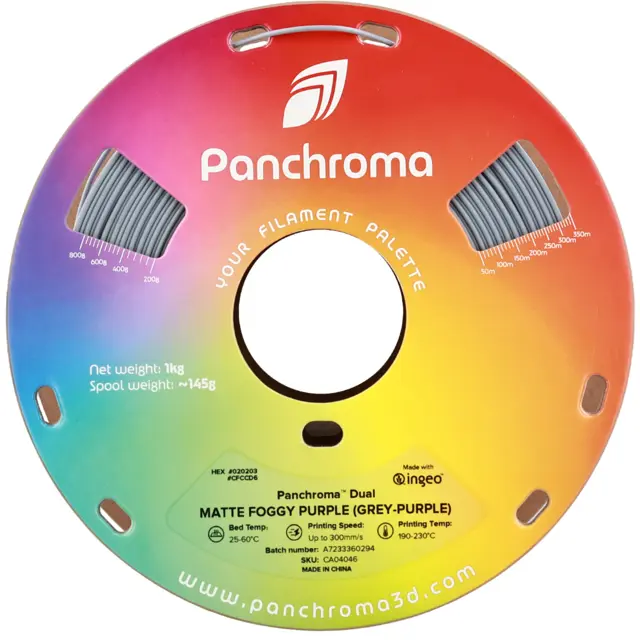 Polymaker Panchroma Dual Matte PLA Foggy Purple 