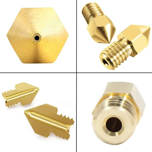 Polyalkemi MK8 6mm Brass Nozzle 0.6mm 