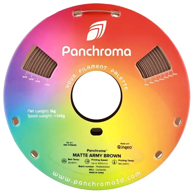 Polymaker Panchroma Matte PLA Army Brown 