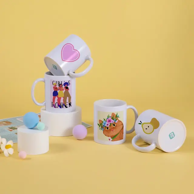 LOKLiK Sublimation Mugs - 325 ml 6 pack 