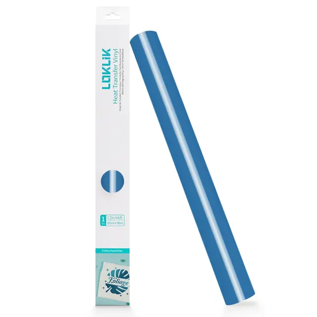 LOKLiK Heat Transfer Vinyl Basic Ocean Blue 