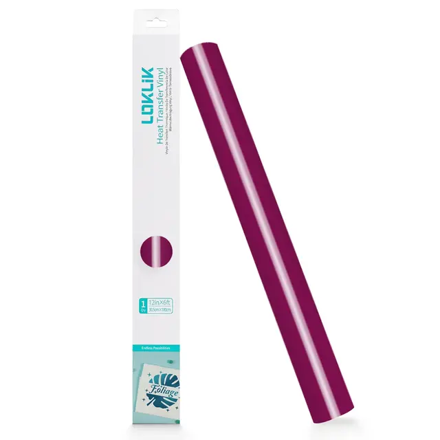 LOKLiK Heat Transfer Vinyl Basic Rose Red 