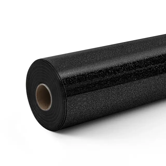 LOKLiK Heat Transfer Vinyl Glitter Black 