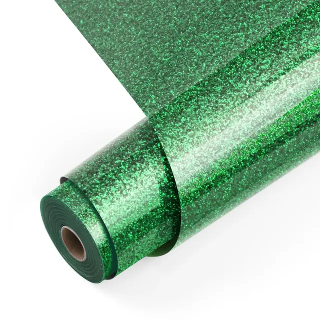 LOKLiK Heat Transfer Vinyl Glitter Green 