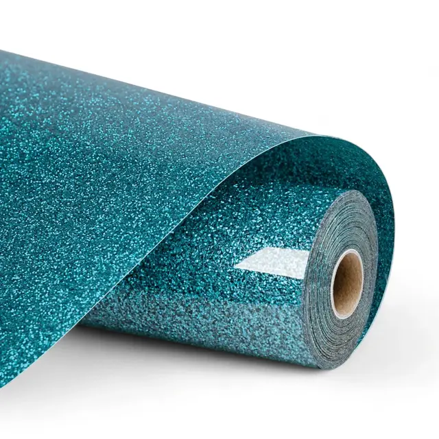 LOKLiK Heat Transfer Vinyl Glitter Light Blue 