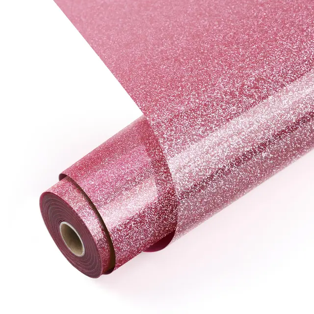 LOKLiK Heat Transfer Vinyl Glitter Pink 
