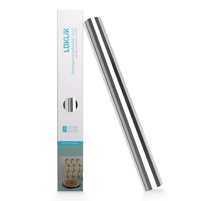 LOKLiK Permanent Adhesive Vinyl Mirror Silver 