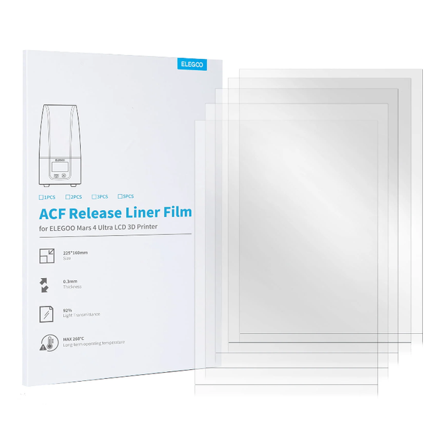 Elegoo FEP Film - 5pk Mars 4  Ultra 