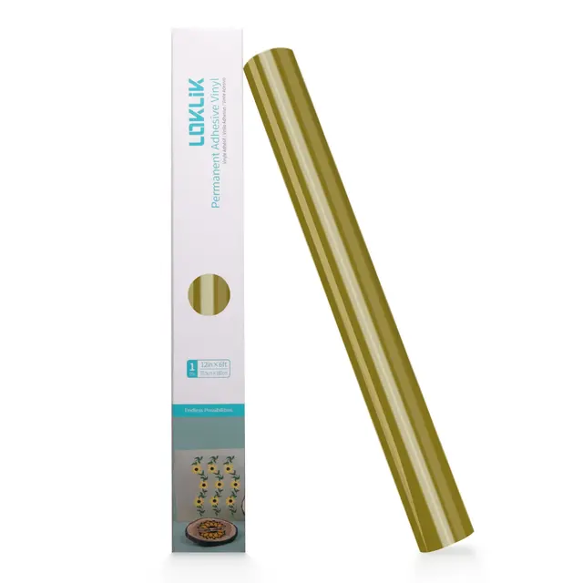 LOKLiK Permanent Vinyl Glossy Golden 