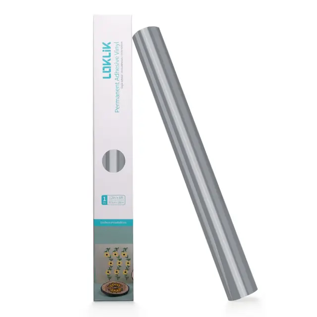 LOKLiK Permanent Vinyl Glossy Silver 