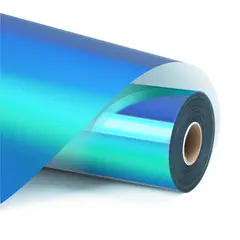 LOKLiK Permanent Vinyl Holographic Aqua Blue