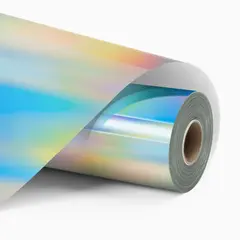 LOKLiK Permanent Vinyl Holographic Iridescent Silver