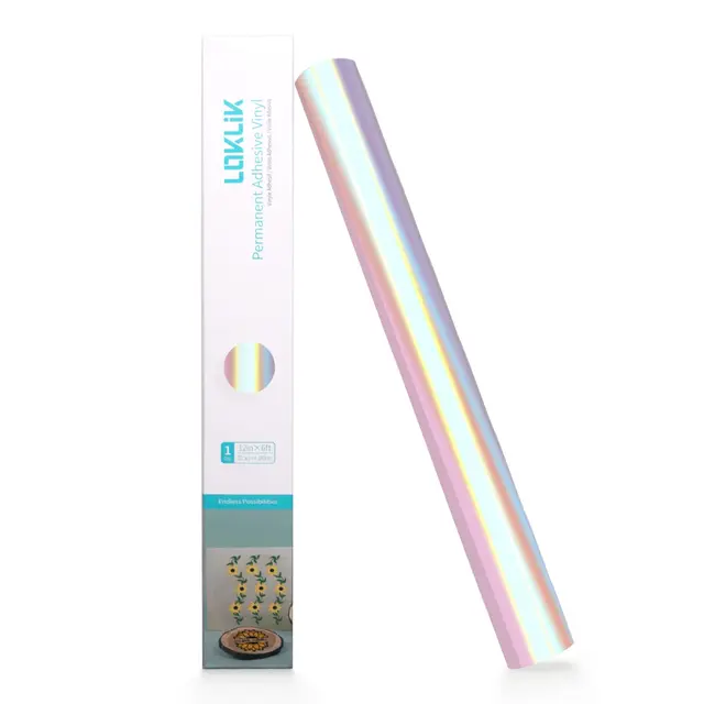 LOKLiK Permanent Vinyl Holographic Pink 
