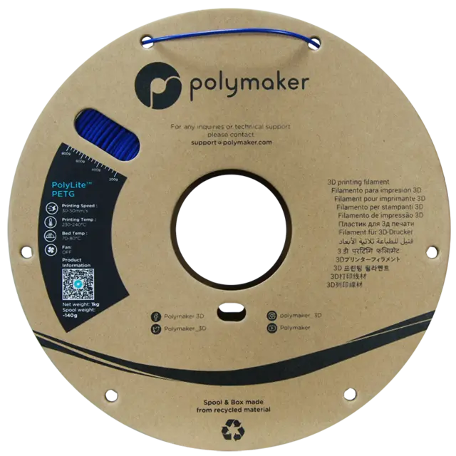 Polymaker PolyLite PETG Blue (1000g) 