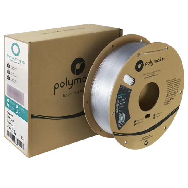 Polymaker PolyLite PETG Clear (1000g) 