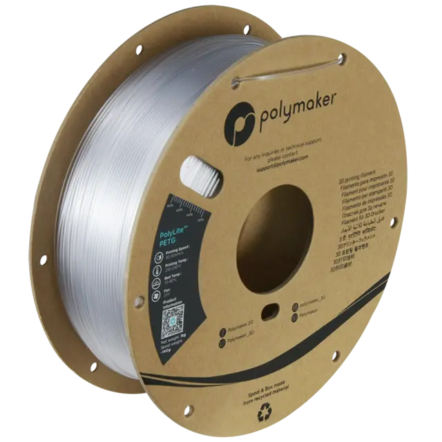 Polymaker PolyLite PETG Clear (1000g) 