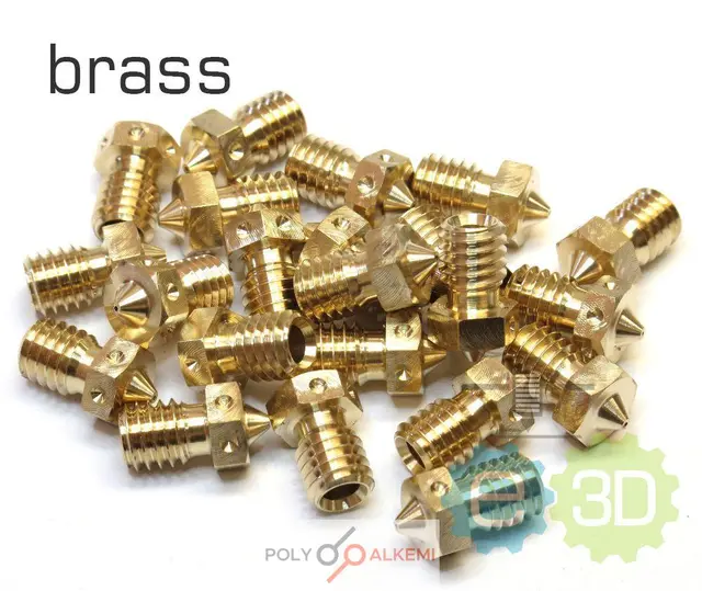 E3D V6 Brass Nozzle 0.6mm - V6 
