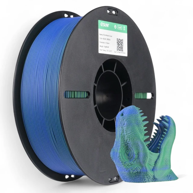 eSun PLA-Matte Dual Blue Green 