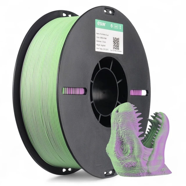 eSun PLA-Matte Dual Green Pink 